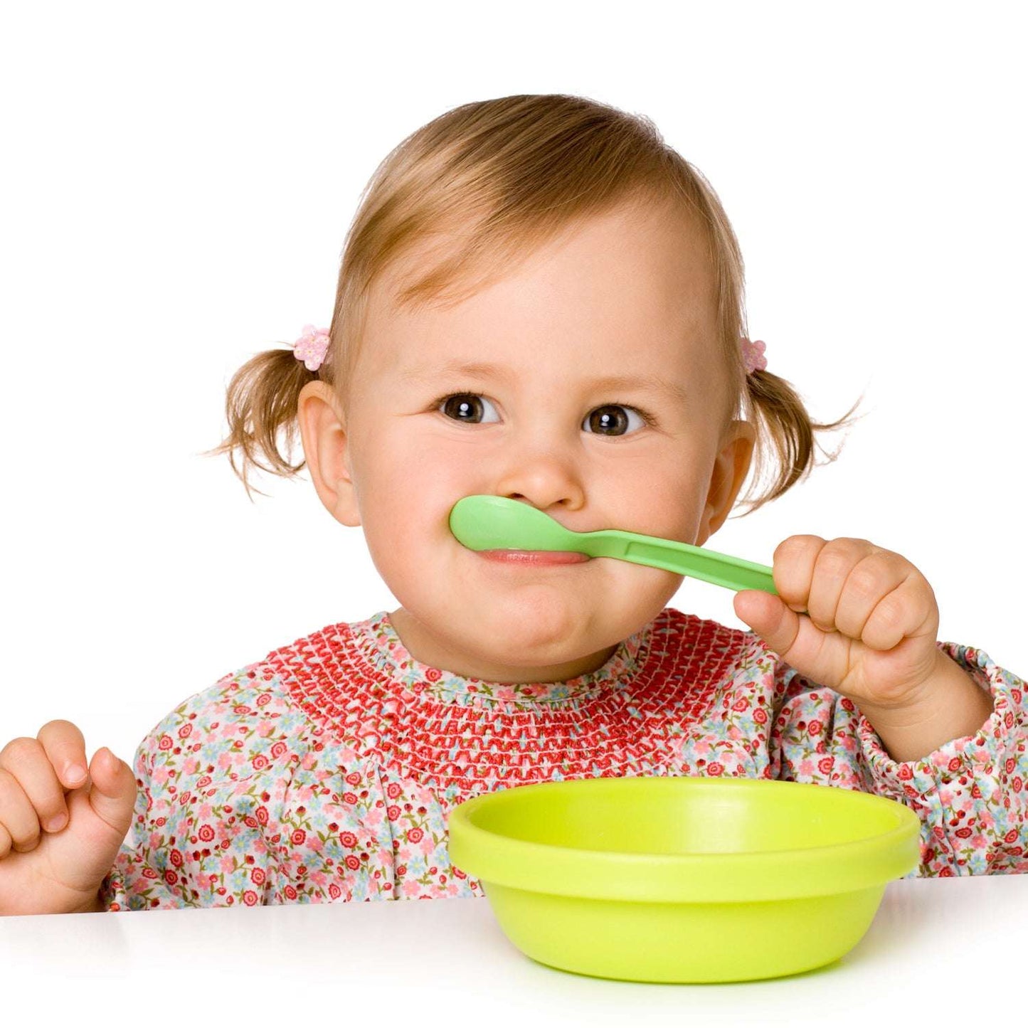 8182 Kids Cute Food Grade Foods Feeding Training Silicone Baby Spoon (Set Of 6 Pcs) - BOSS MANGO